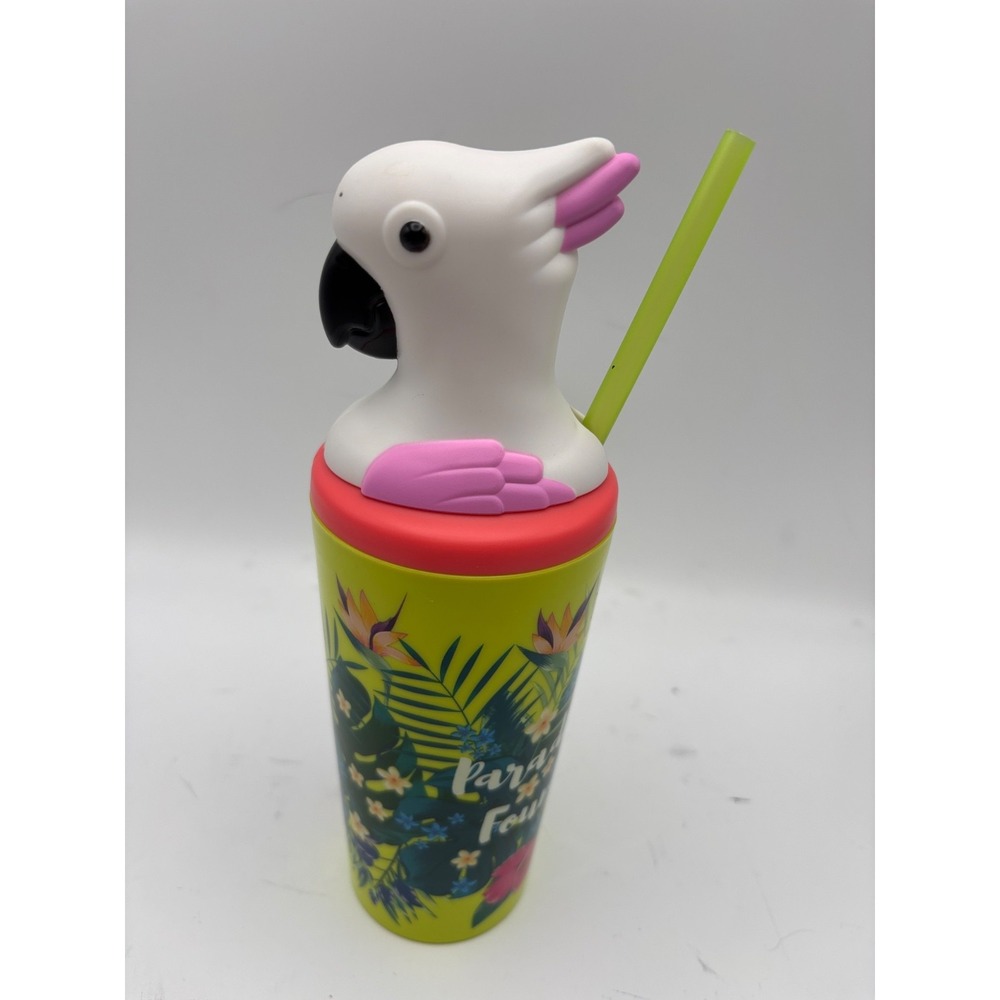 Walgreens Garden Party Cockatoo Tumbler 18 oz – Paradise Found Tropical Cup